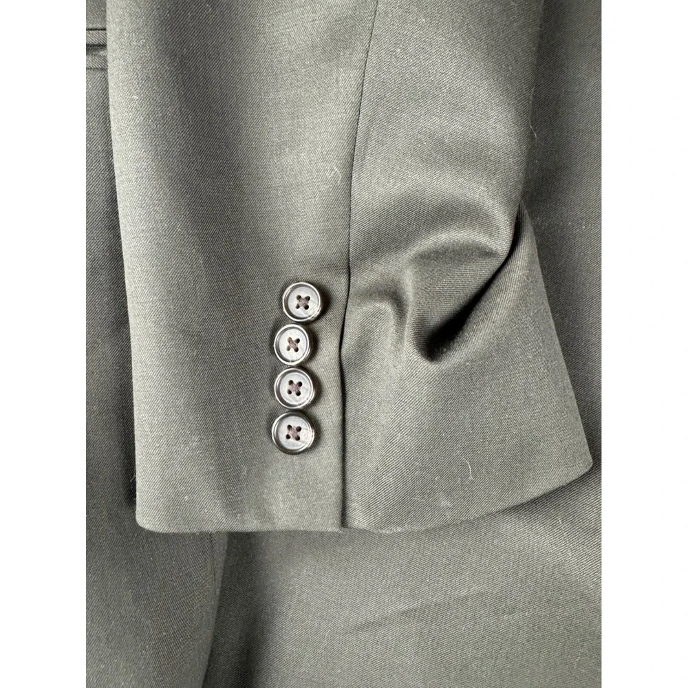 Lauren Ralph‎ Lauren Mens 46R Wool Suit Jacket Blazer Charcoal Gray
